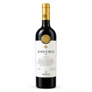 Botella Juan Cruz Tannat Grand Reserve 2023 sobre fondo blanco