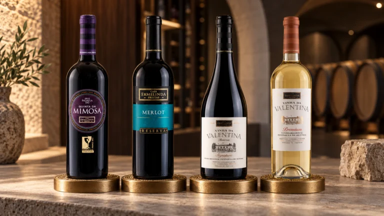 Vinos con medalla en Perú: Quinta da Mimosa, CEF Merlot Reserva, Valentina Premium Signature y Vinha da Valentina Premium Blanco