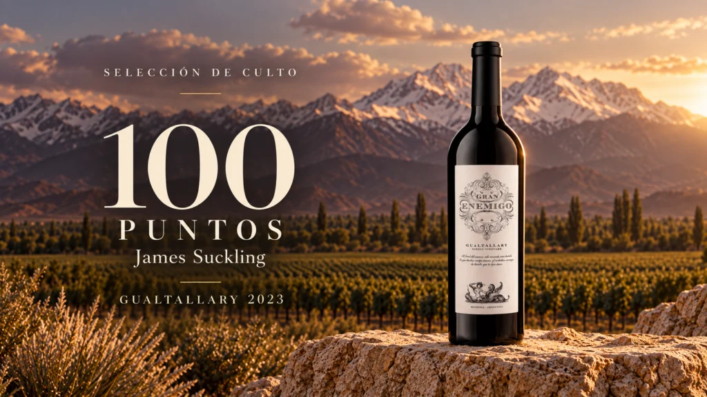 Gran Enemigo Gualtallary 2023: 100 puntos James Suckling, Selección de Culto de Avelior