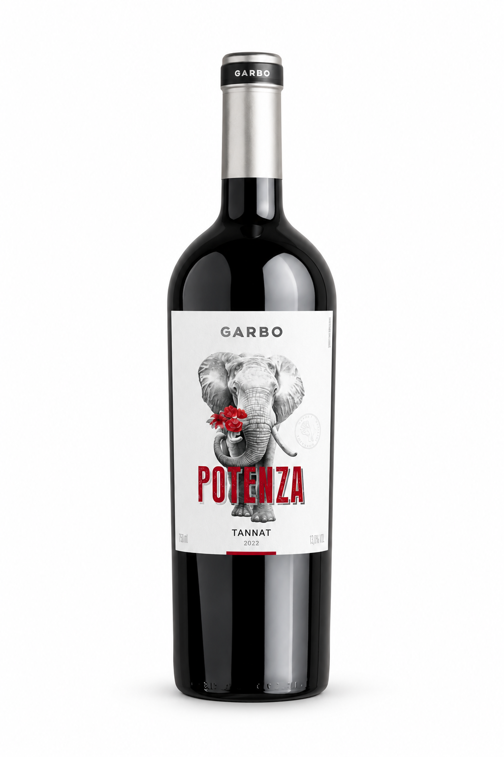 Potenza Tannat 2022 de Garbo, imagen editorial de producto